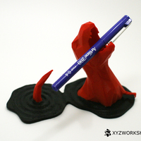 Sinking T-Rex Pen Holder (Low Poly) - Thumbnail 4