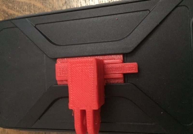 Adapts Topeak Weatherproof Ride Case fitting to GoPro