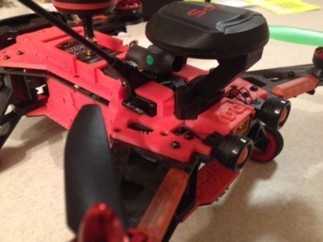 Walkera Runner Advance Upper Racing Tray (GPS) Reinforcement 3D Print 59143