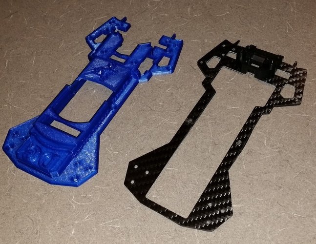 Walkera Runner Advance Upper Racing Tray (GPS) Reinforcement 3D Print 59172