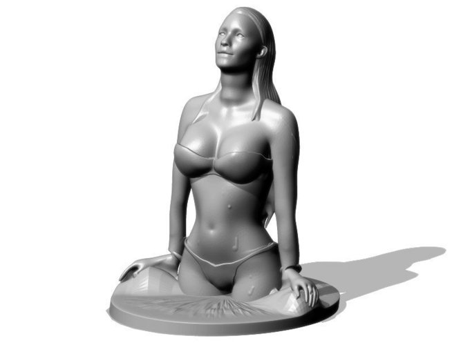 Emerging Girl 3D Print 59206