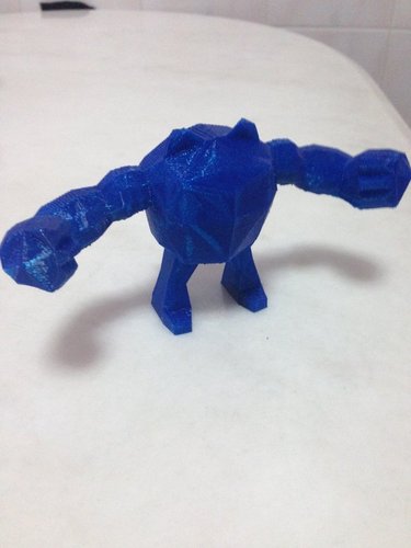 Low-Poly Poliwrath - ????? 3D Print 59284