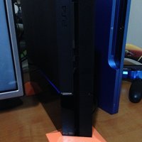 Small PS4 vertical stand 3D Printing 59298