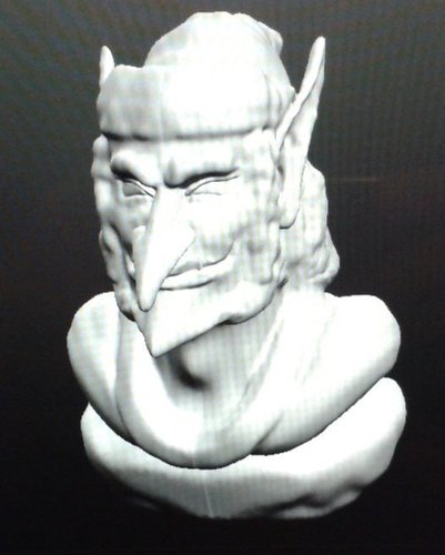 Goblin Bust 3D Print 59347