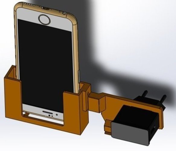 Charger_cellphone_holder 3D Print 59403