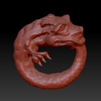 Small The Ouroboros , is the alchemical symbol of eternal recurrence. 3D Printing 59415