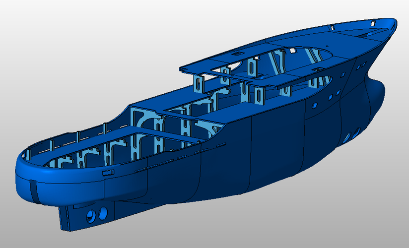 UT515 VESSEL SCALE1/75 MODEL 3D Print 59431