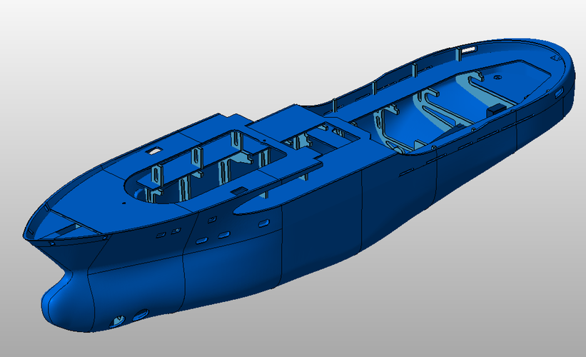 UT515 VESSEL SCALE1/75 MODEL 3D Print 59432