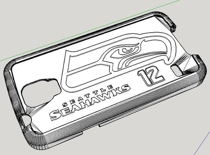 Seahawks 12th Man Samsung S5 case 3D Print 59456