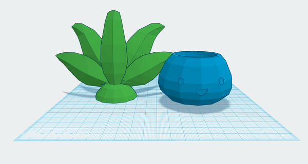 Medium Oddish Planter with Lid 3D Printing 59534