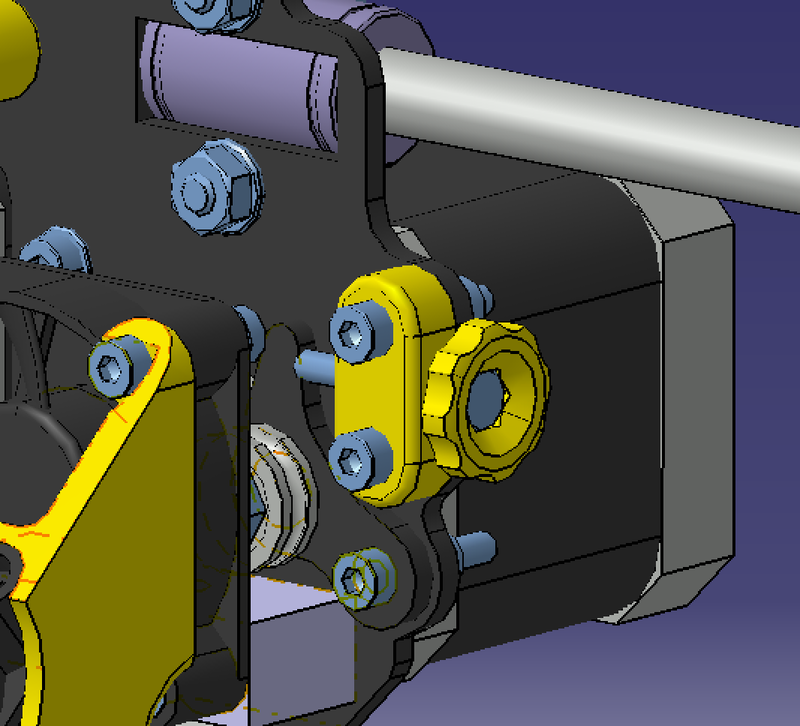 HelloBEEPrusa Adjustment for bearing cover