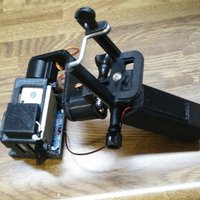 Small GoPro Hero2 Gimbal fits standard GoPro Mounts 3D Printing 59627