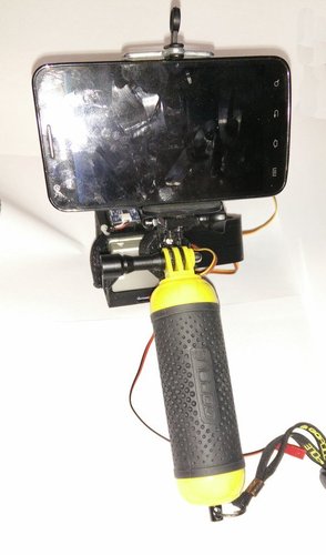 GoPro Hero2 Gimbal fits standard GoPro Mounts 3D Print 59632