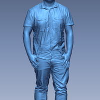 Small Man figures standing 3D Printing 59683