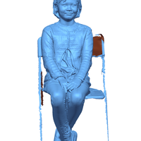 Children sitting - girl 140mm - Thumbnail 3