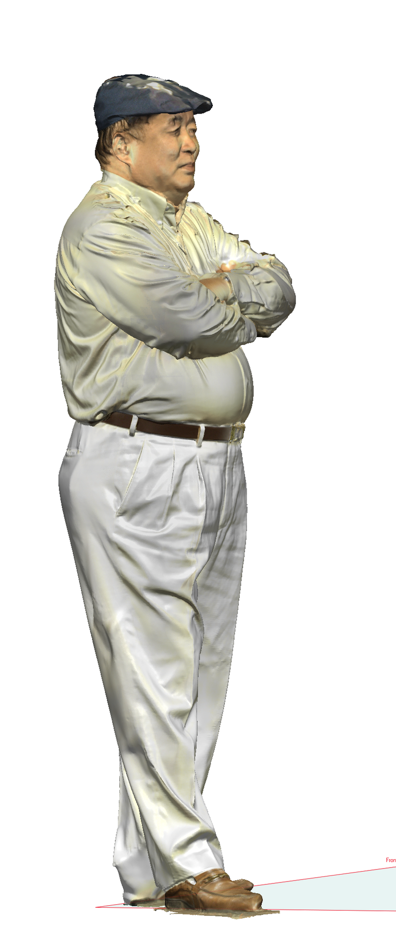 Mr. Vu standing with smile