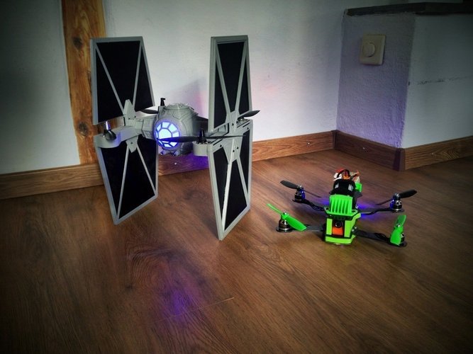 StarWars TieFighter - 250 Racer Style 3D Print 59734