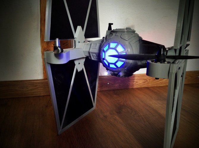 StarWars TieFighter - 250 Racer Style 3D Print 59735