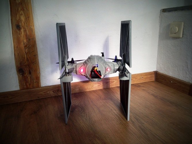 StarWars TieFighter - 250 Racer Style 3D Print 59737