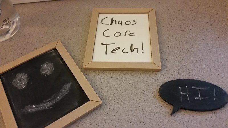 3D Printed Chalkboard/Whiteboard (Woodfill Borders)