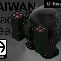 Taiwan Black_bear Military [Only MASK] - Thumbnail 4