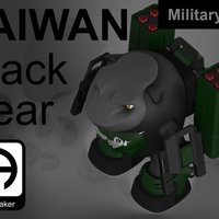 Taiwan Black_bear Military [Only MASK] - Thumbnail 5