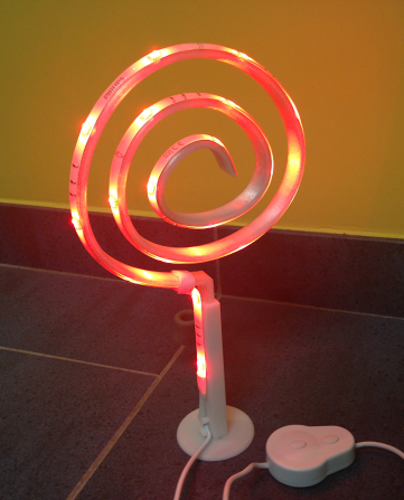 Curl led lamp 3D Print 59814