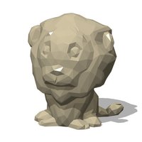 Low Poly Lion - Thumbnail 2