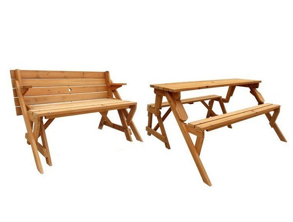 Convertible picnic table