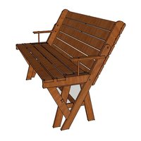 Convertible picnic table - Thumbnail 3