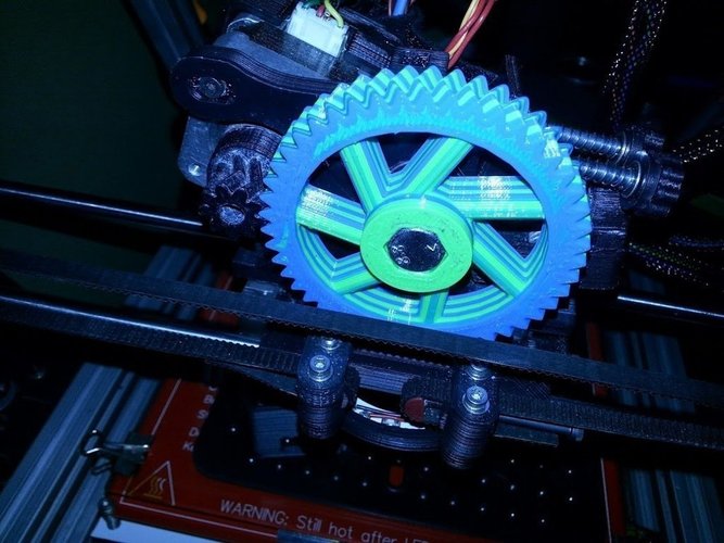 7 Spoke Gregs Wade Herringbone Big gear Mod 3D Print 59860