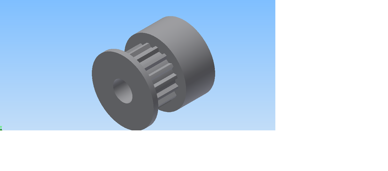 polea dentada gt2- z=20/ 5mm eje