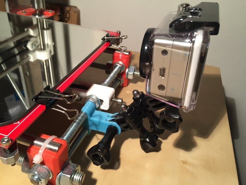GoPro mount for Prusa i3