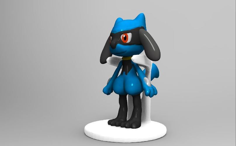 Riolu Action Figure Pokèmon 3D Print 60164