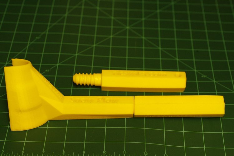 Ice Scraper with Poll Extension 3D Print 60326