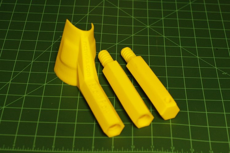 Ice Scraper with Poll Extension 3D Print 60327