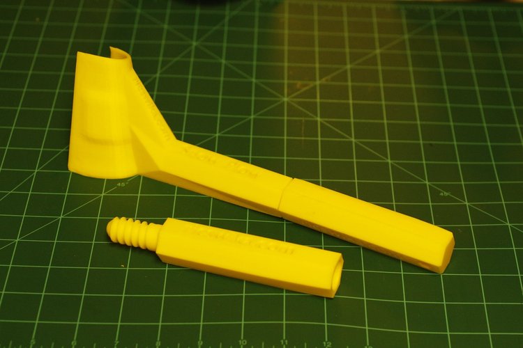 Ice Scraper with Poll Extension 3D Print 60331