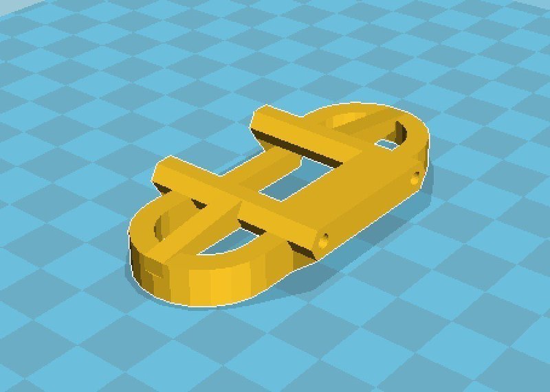 Crazy Cool Turbine LED holder for Blackout Mini H FPV Racer - Pinshape