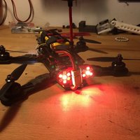 Crazy Cool Turbine LED holder for Blackout Mini H FPV Racer - Thumbnail 3