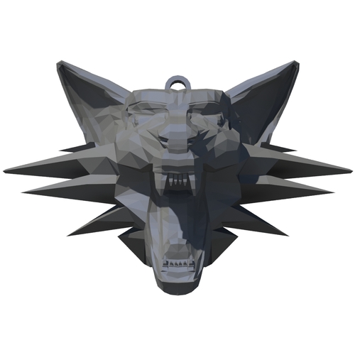 Witcher medallion 3D Print 6051