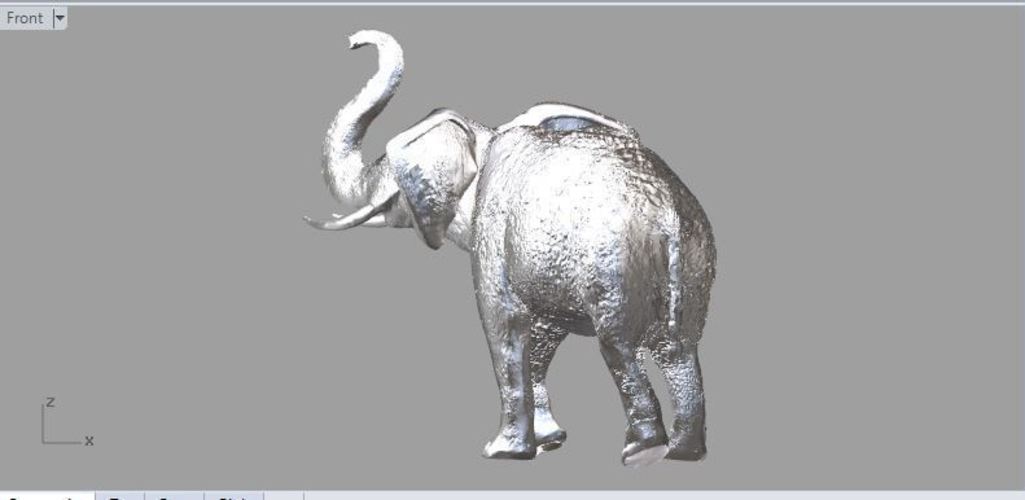 Elephant  3D Print 60548