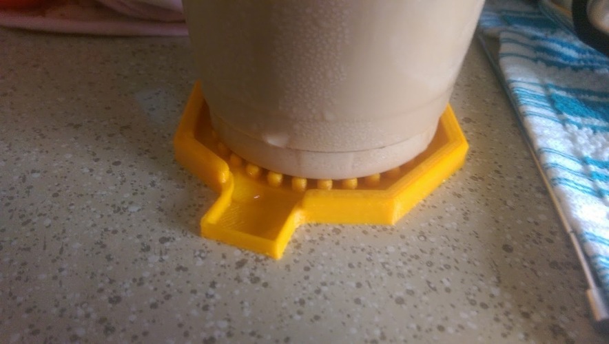 Drink Coaster Water Collector 3D Print 60649