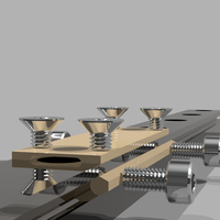 Printed Adjustable Clearance 12mm Linear Rail Glide Carriage - Thumbnail 3