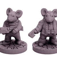 Mouse Pookah Fringers (18mm scale) - Thumbnail 1