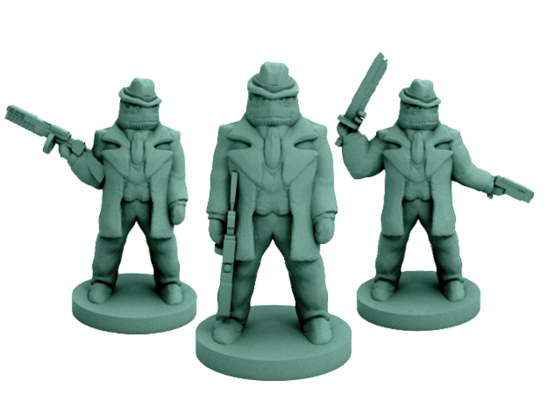 Yong Bu-Gong Racketeers (18mm scale)