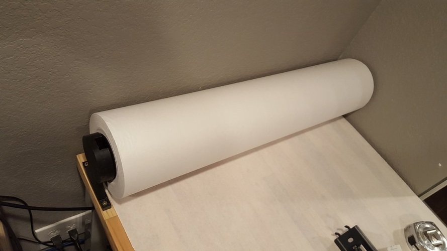 3D Printed Paper roll holder by Darren Odom