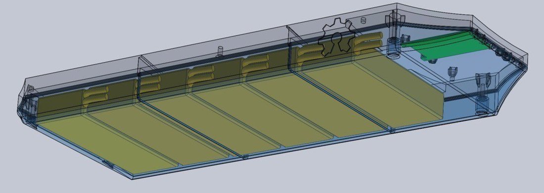 E Skateboard VESC case and battery holder 3D Print 60761