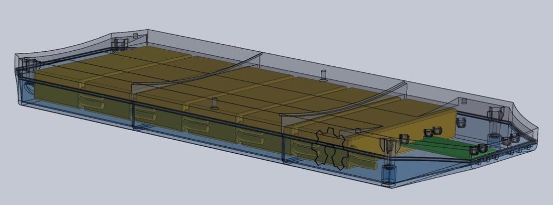 E Skateboard VESC case and battery holder 3D Print 60762