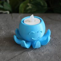 Small Octopus Tea Light 3D Printing 61062
