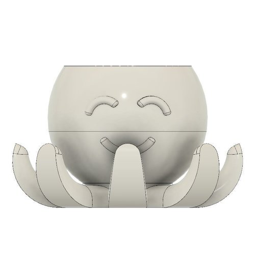 Octopus Tea Light 3D Print 61063